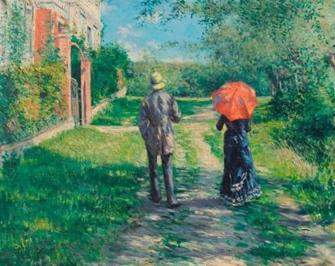 Stijgende weg, 1881