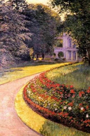 Het park van Yerres 1877