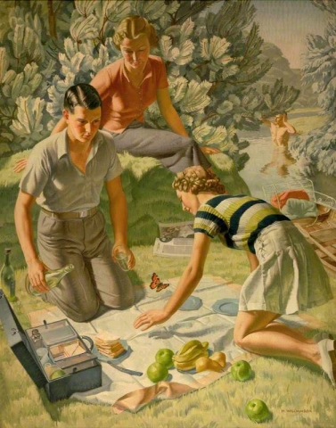 Пикник Гарольда Уильямсона, 1938 год.