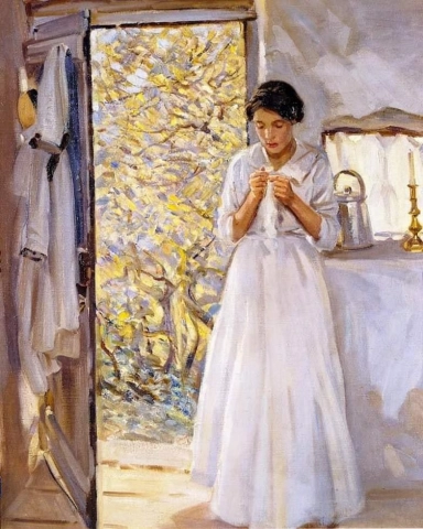 Хелен Галлоуэй МакНиколл, «Открытая дверь», ок. 1913 год