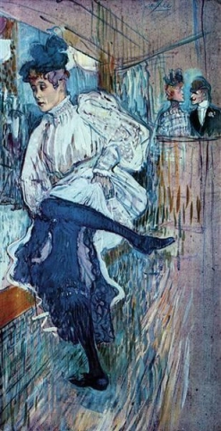 Джейн Эйприл танцует 1892 г.