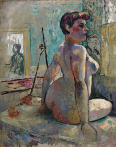 Henri Manguin alaston työpajassa - La Croupe Rue Boursault - 1903