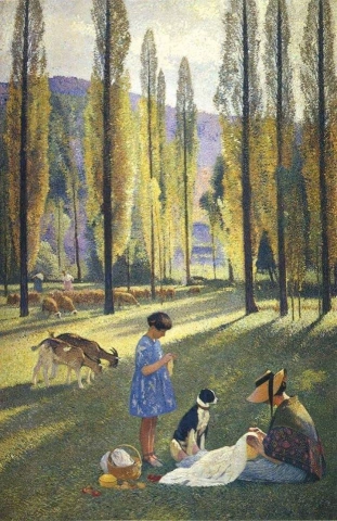 Henri Martin The Poplars 1905