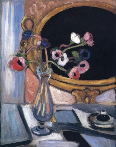 아네모네와 거울, 1920
