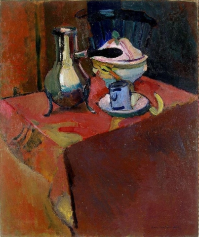 Geschirr auf einem Tisch, 1900