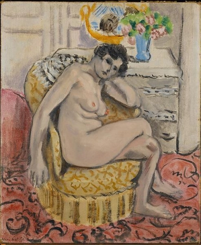 Nude In An Armchair Nu Au Fauteuil 1920