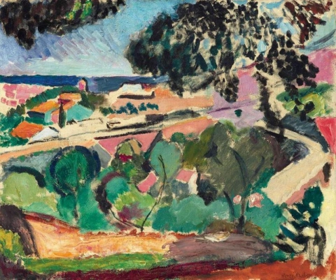 コリウールの風景、1906 ～ 1907 年