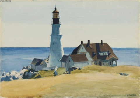 Lighthouse And Buildings Portland Head Cape Elizabeth Maine