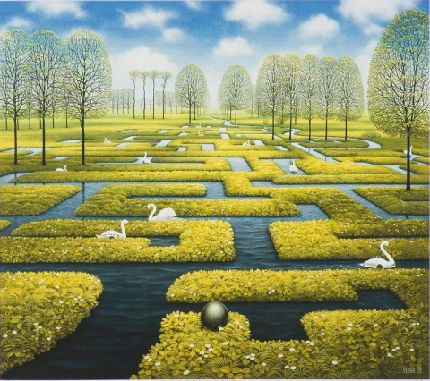 Frühlingslabyrinth