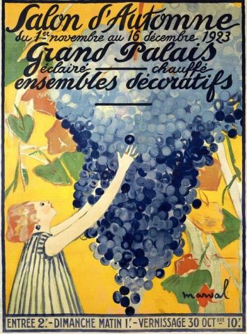 Cartel para el Salón de Otoño de 1923.