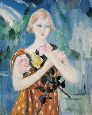 阿涅斯和她的玫瑰，1925 - 1926 年