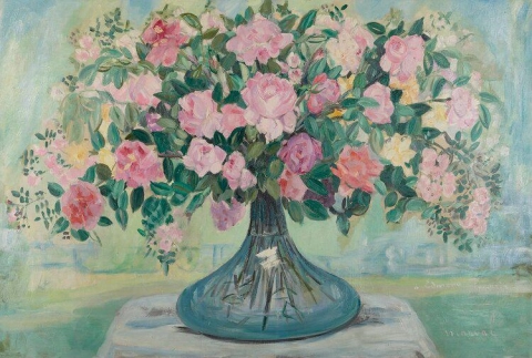 Buquê de rosas, c 1925