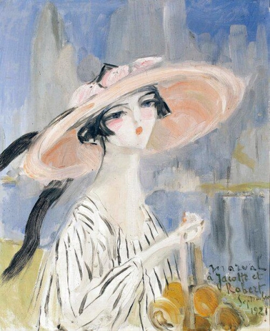 De vrouw met de roze hoed, september 1921