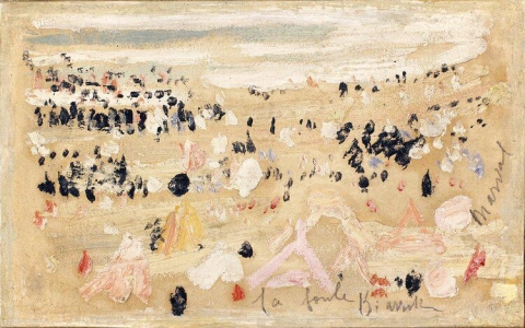 De menigte, Biarritz, 1923