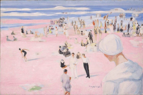 Pink Beach, Côte des Basques, ca. 1923