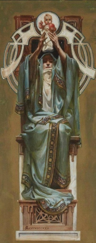Illustrazione per l'Ordine dei Rosacroce 1902