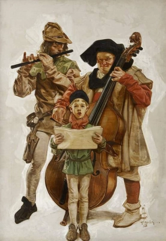 The Carolers Collier S Cover 21. desember 1907