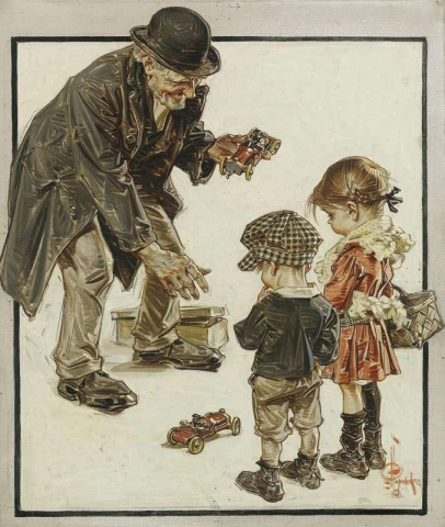 Toy Peddler noin 1915