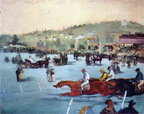 Race in Bois De Boulogne