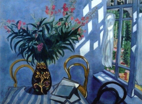 Interior With Flowers 1918