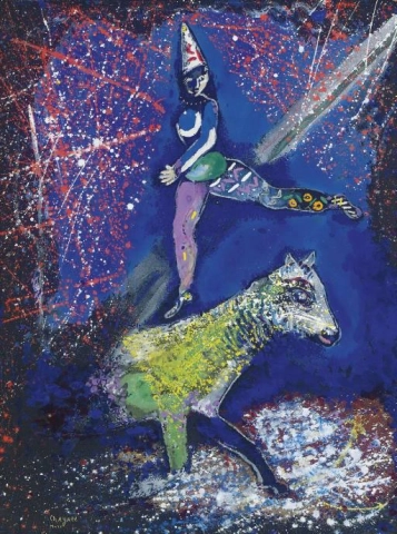 Der Akrobat zu Pferd, ca. 1927–28