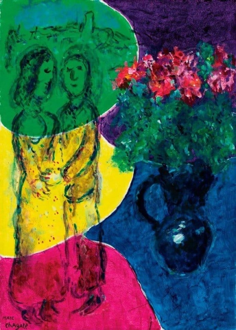 De geliefden met 5 bloemrijke kleuren - 1978