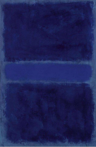 Azul sobre azul sobre azul - sem título 1968