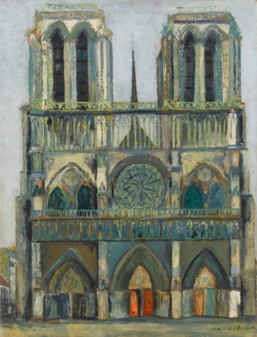 莫里斯·郁特里罗《巴黎圣母院》 1909