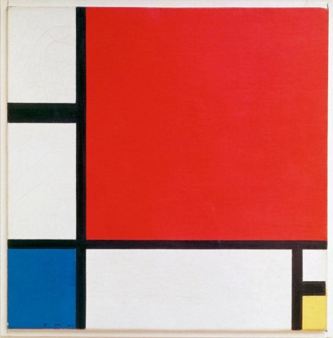 Composition II In Red, Blue And Yellow