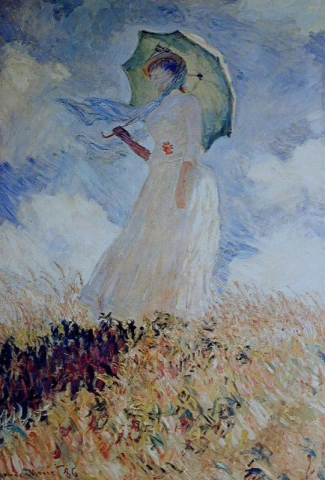 Vrouw Met Een Paraplu