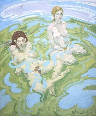 Neil Welliver Two Figures Twice