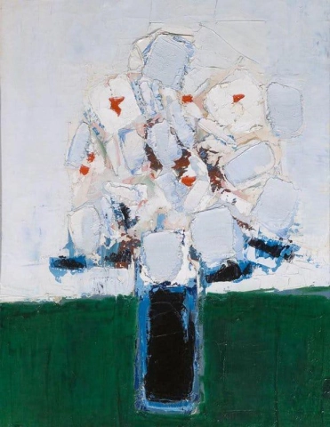 Flowers In A Blue Vase 1953