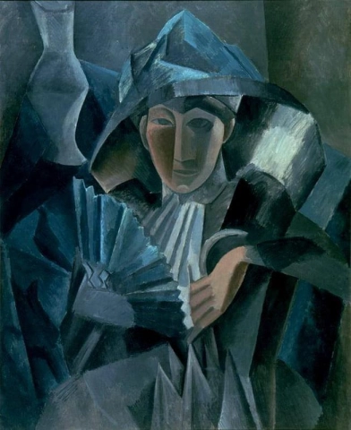 Mujer con abanico, 1909