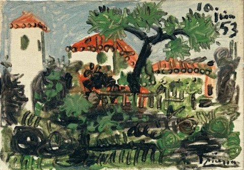 Trädgård i Vallauris, Vallauris, 1953
