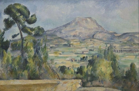 サント・ヴィクトワール山、1890 年頃