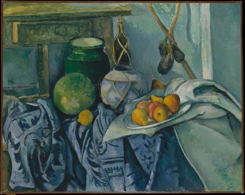 Still Life with a Ginger Jar and Eggplants, 1893-94