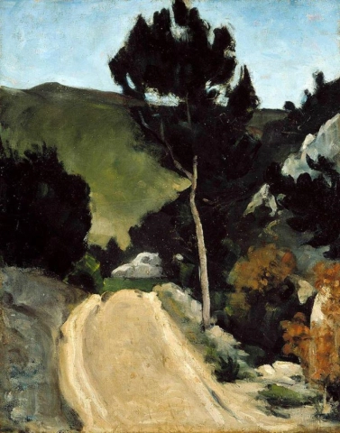 De roterende weg in de Provence, ca. 1866