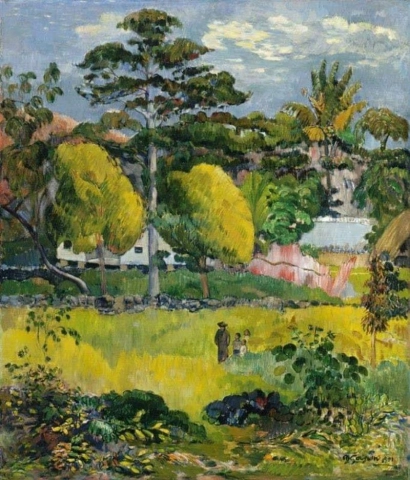 Landschaft oder Familienspaziergang, 1901