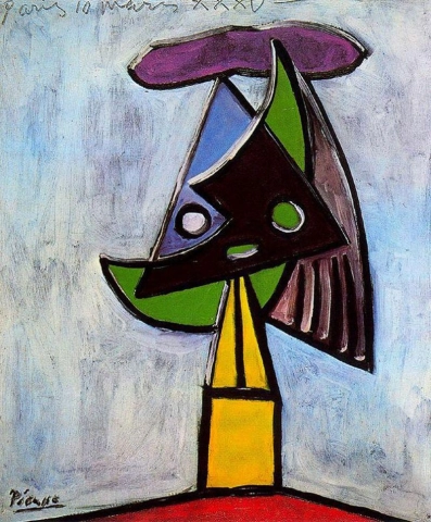 Cabeça de uma mulher Olga Picasso