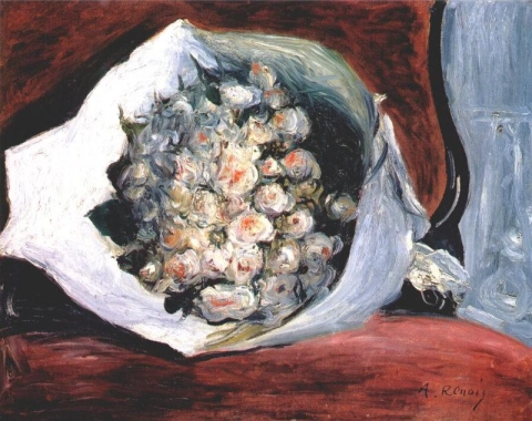Bouquet in uno spogliatoio