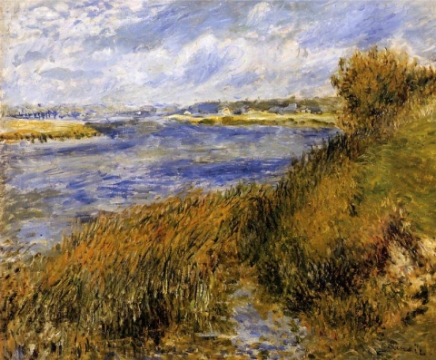 The banks of the Seine in Champrosay