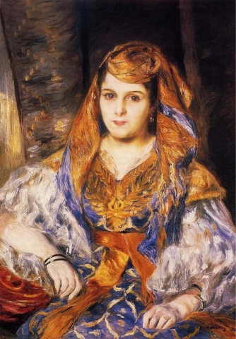 Madame Stora in een Algerijnse jurk