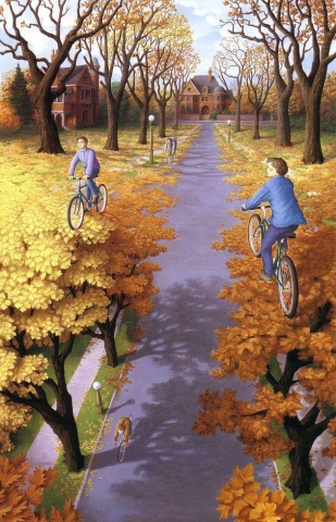 Herfst fietsen