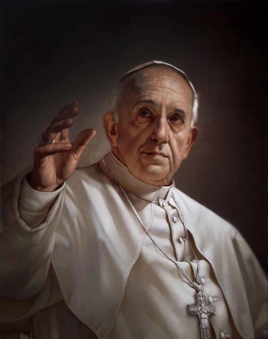 Portret Van Paus Franciscus