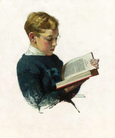 Jongen lezen