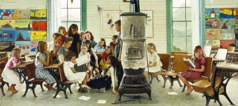 Norman Rockwell Visits A Country School 1946