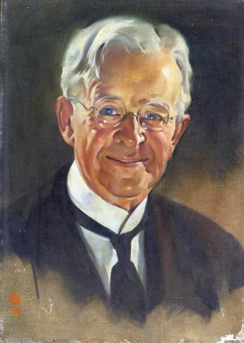 Porträtt av en äldre gentleman 1929