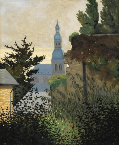 Igreja Saint-Sauveur em Dinan 1919