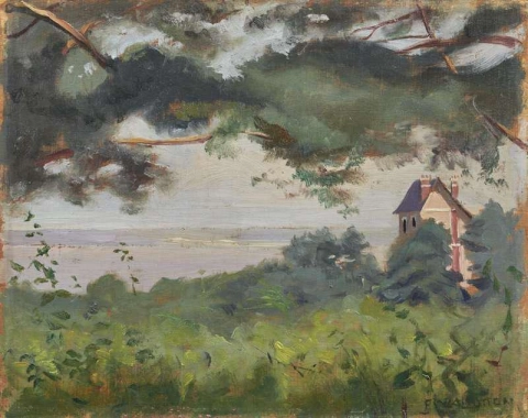 하구의 옹플뢰르 풍경 - 옹플뢰르 주변 1910