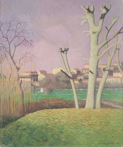 Plataner Ebranches Cagnes 1921
